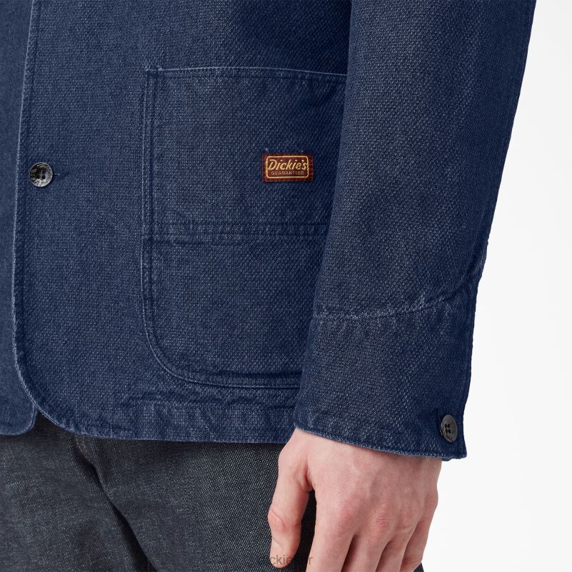 Kaput indigo boje iz 1922 muškarci Dickies isprano indigo plavo (rnb) 6BPL61191 odjeća