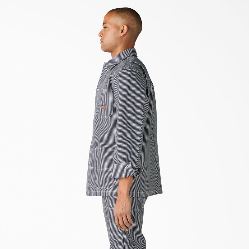 Kaput na hickory pruge iz 1922. za kućnu upotrebu muškarci Dickies pruga hikorija (hs) 6BPL61045 odjeća