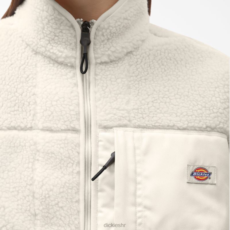crvena chute flis jakna žene Dickies bijelo (wh) 6BPL62316 odjeća