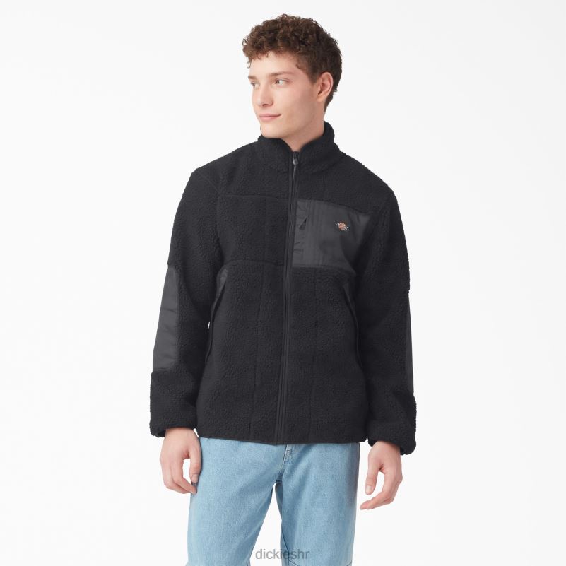 crvena chute flis jakna muškarci Dickies crna (bkx) 6BPL61080 odjeća