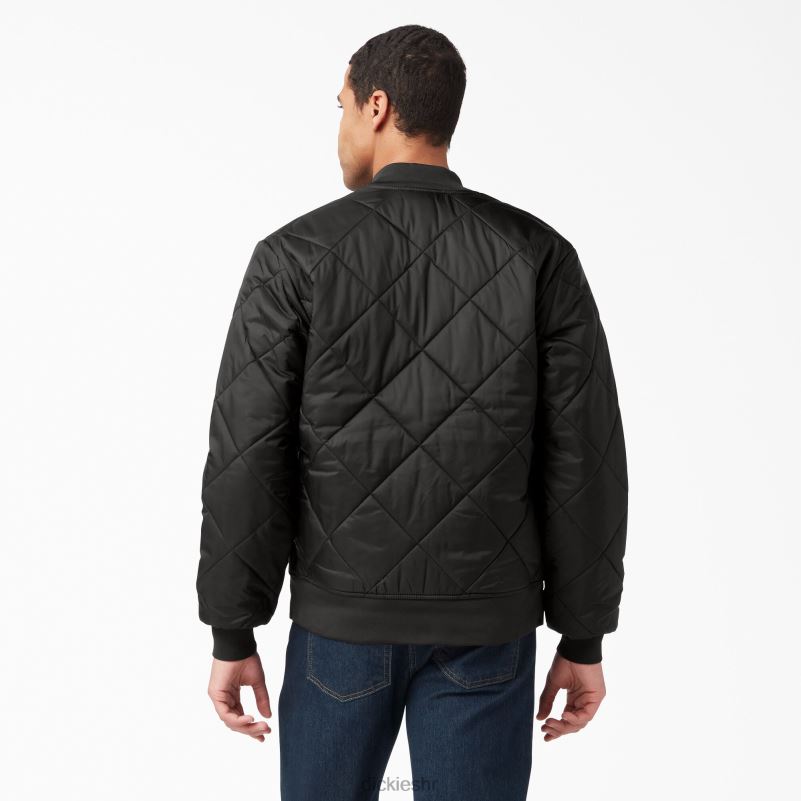 dijamantna prošivena jakna muškarci Dickies crna (bk) 6BPL61018 odjeća