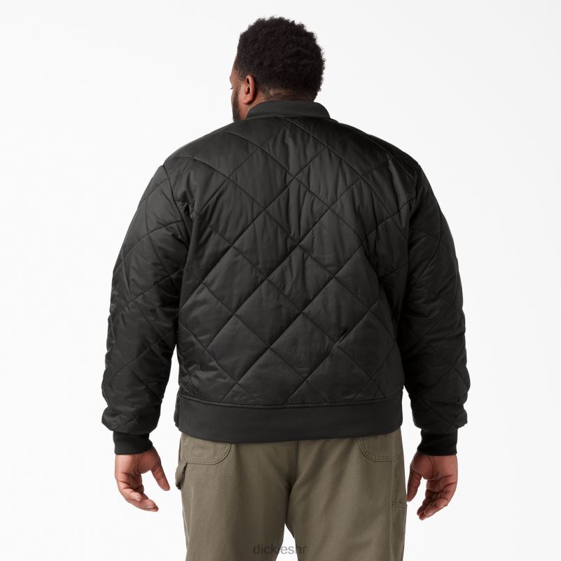 dijamantna prošivena jakna muškarci Dickies crna (bk) 6BPL61018 odjeća