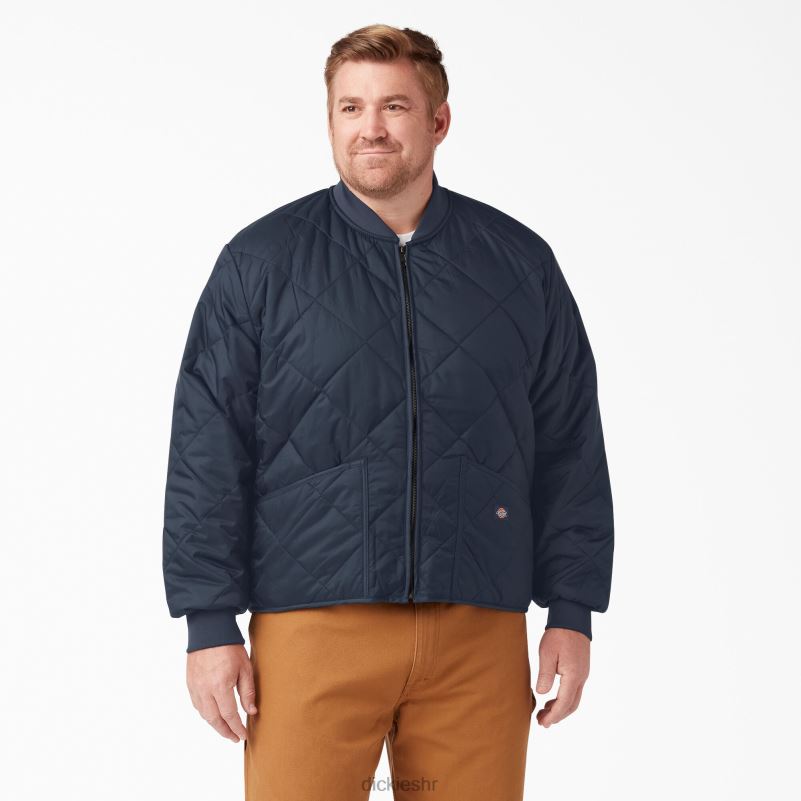 dijamantna prošivena jakna muškarci Dickies tamnoplava (dn) 6BPL61019 odjeća