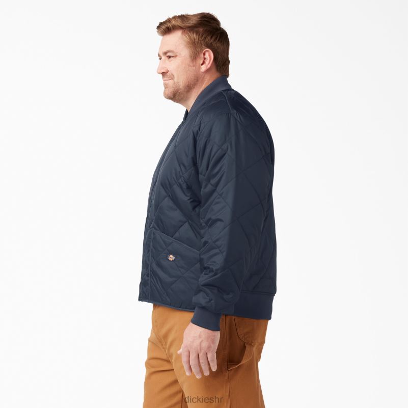 dijamantna prošivena jakna muškarci Dickies tamnoplava (dn) 6BPL61019 odjeća