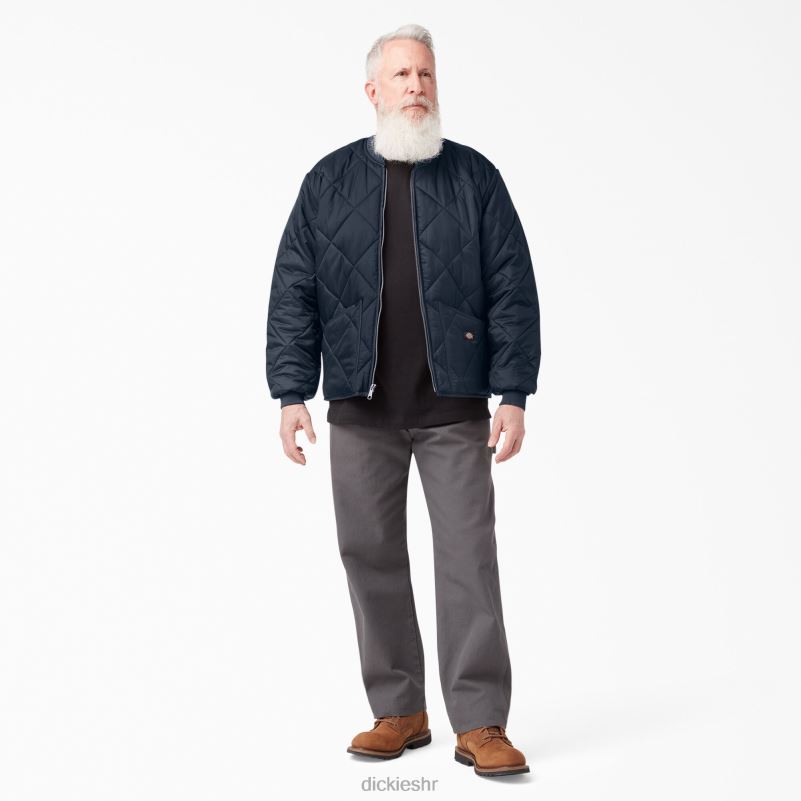 dijamantna prošivena jakna muškarci Dickies tamnoplava (dn) 6BPL61019 odjeća