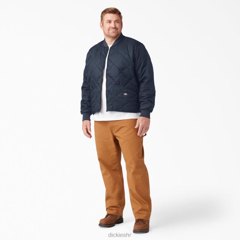 dijamantna prošivena jakna muškarci Dickies tamnoplava (dn) 6BPL61019 odjeća
