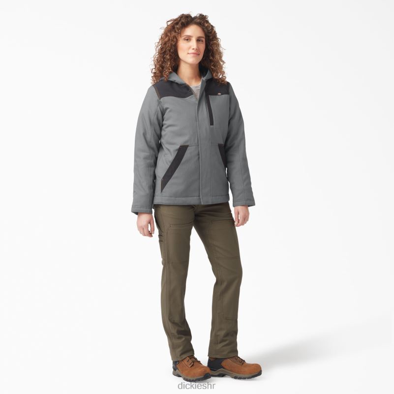 duratech renegade izolirana jakna žene Dickies siva (gy) 6BPL62373 odjeća