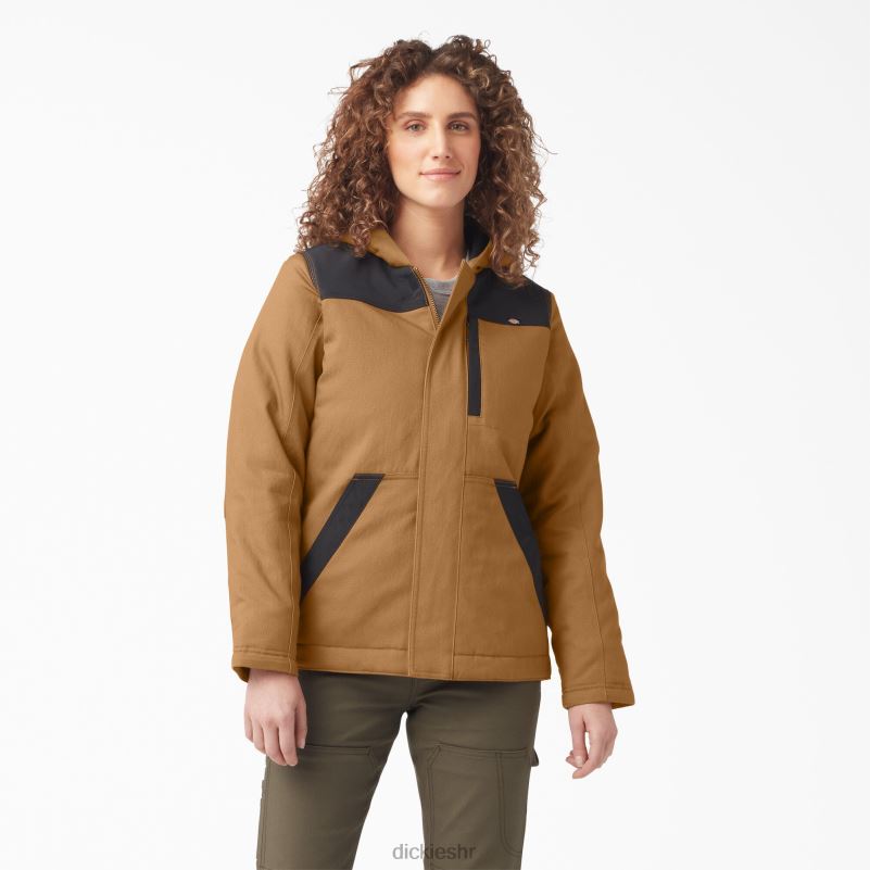 duratech renegade izolirana jakna žene Dickies smeđa patka (bd) 6BPL62371 odjeća
