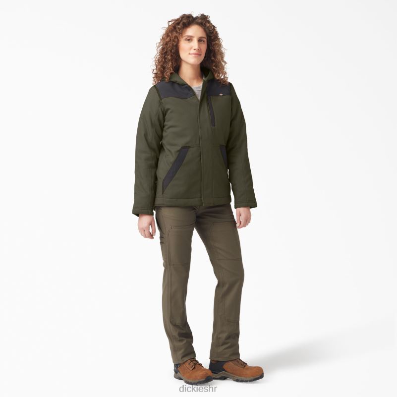 duratech renegade izolirana jakna žene Dickies zelena mahovina (ms) 6BPL62374 odjeća