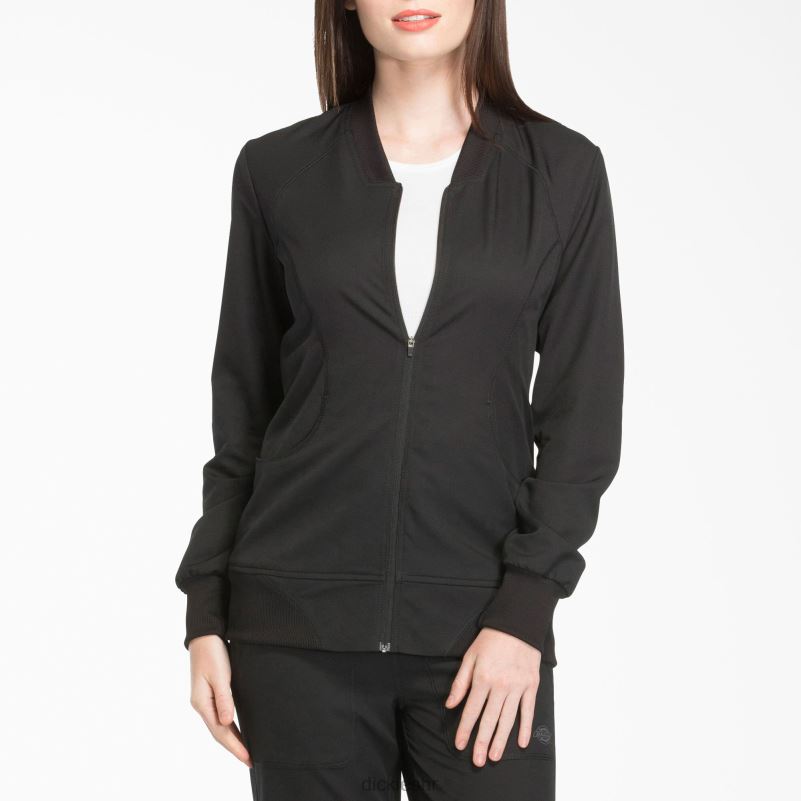 dynamix prednja jakna za čišćenje s patentnim zatvaračem žene Dickies crno (crno) 6BPL62626 odjeća