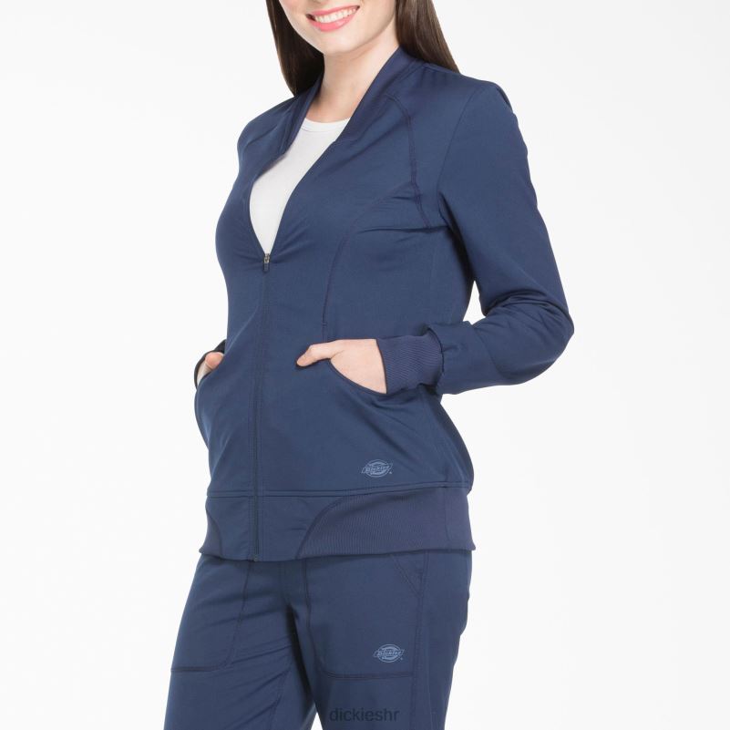 dynamix prednja jakna za čišćenje s patentnim zatvaračem žene Dickies tamnoplava (nvy) 6BPL62629 odjeća