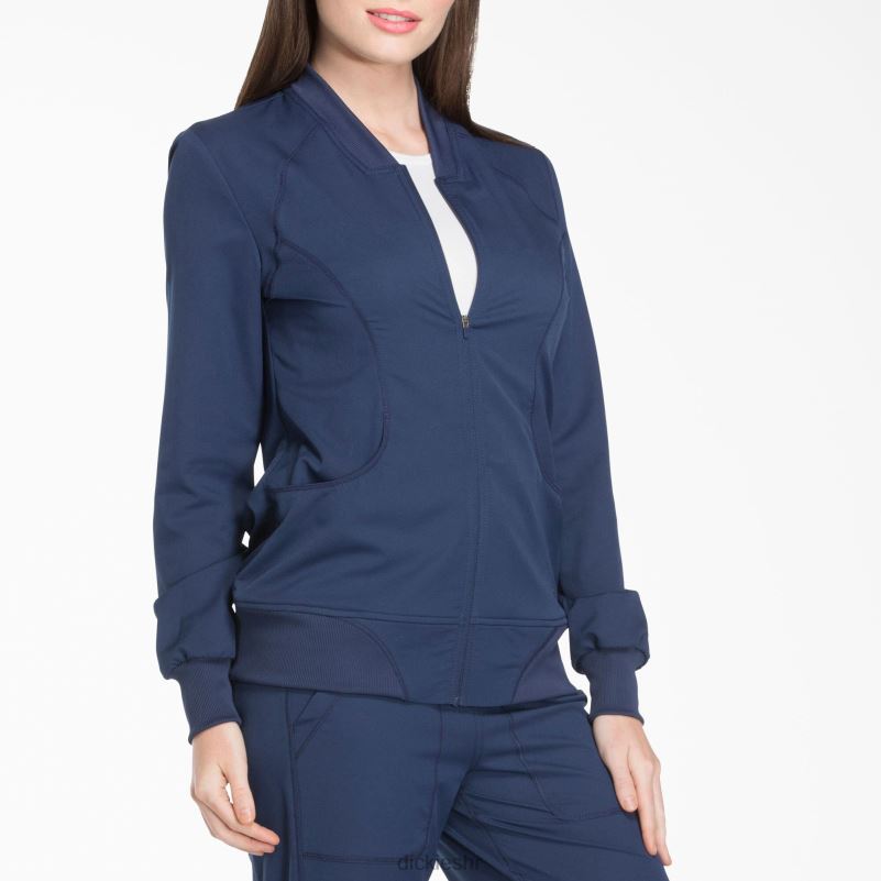 dynamix prednja jakna za čišćenje s patentnim zatvaračem žene Dickies tamnoplava (nvy) 6BPL62629 odjeća
