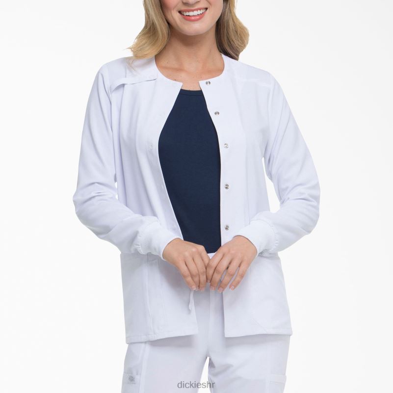 eds Essentials snap prednja jakna za čišćenje žene Dickies bijela (dwh) 6BPL62581 odjeća