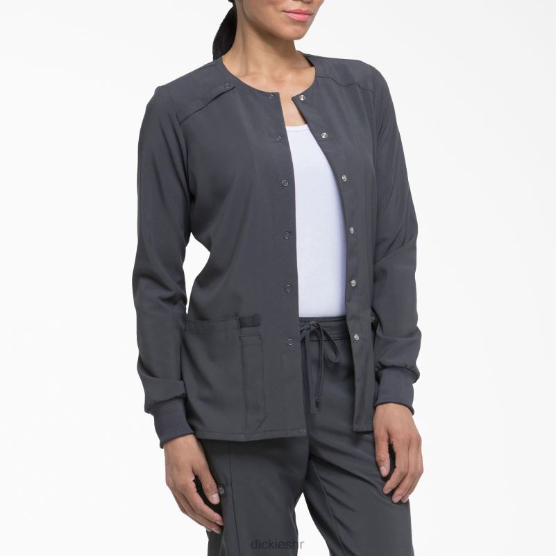 eds Essentials snap prednja jakna za čišćenje žene Dickies kositar siva (klupa) 6BPL62583 odjeća
