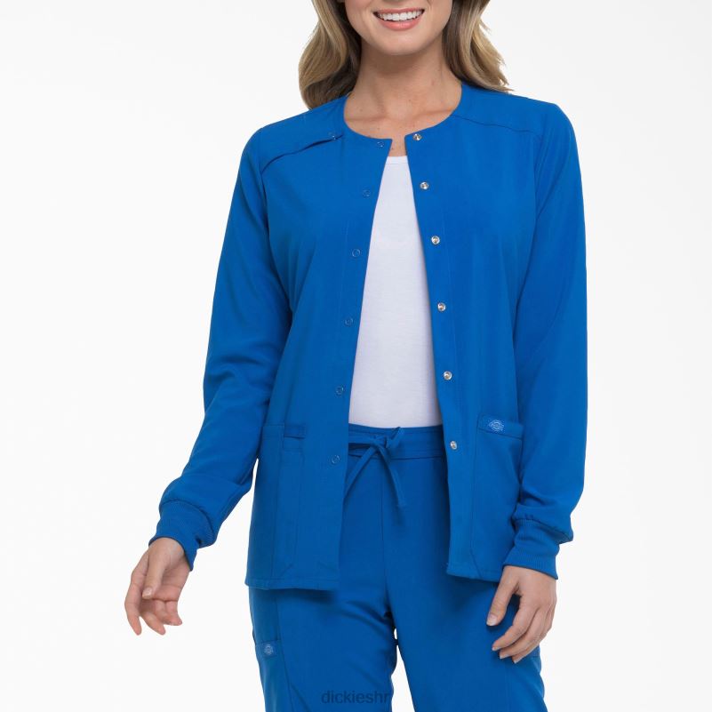eds Essentials snap prednja jakna za čišćenje žene Dickies kraljevsko plava (rb) 6BPL62584 odjeća
