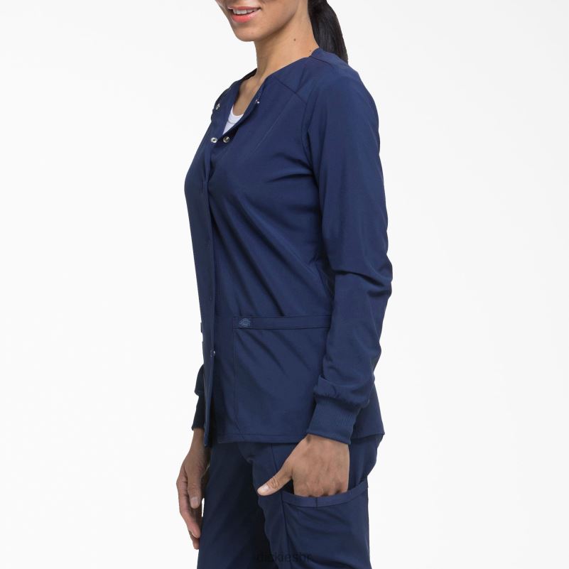 eds Essentials snap prednja jakna za čišćenje žene Dickies tamnoplava (nyps) 6BPL62582 odjeća