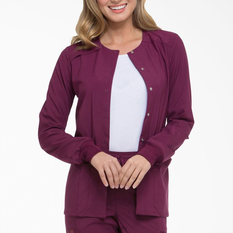 eds Essentials snap prednja jakna za čišćenje žene Dickies vino (pobjeda) 6BPL62586 odjeća