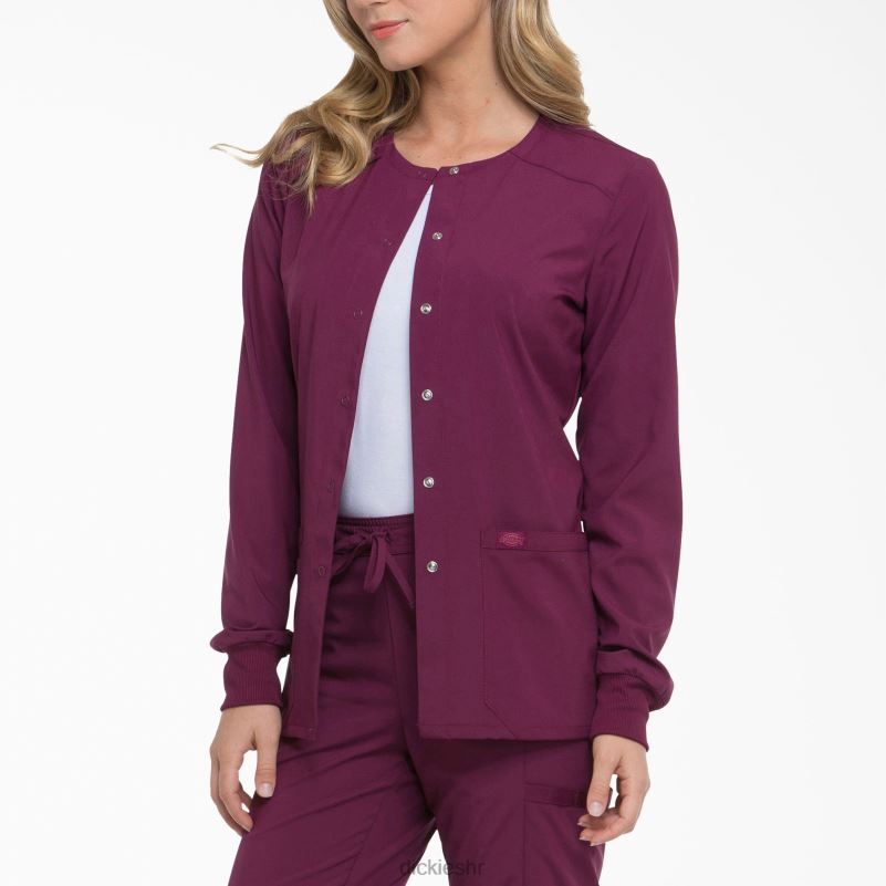 eds Essentials snap prednja jakna za čišćenje žene Dickies vino (pobjeda) 6BPL62586 odjeća