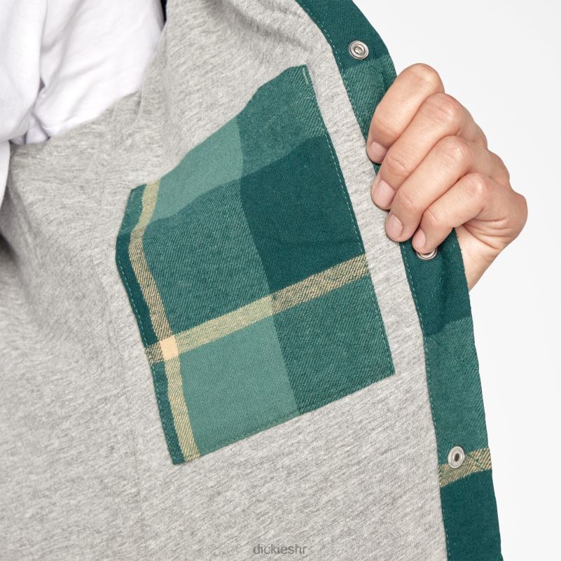flanelska košulja s kapuljačom žene Dickies patka patka u kampu (a2v) 6BPL62274 odjeća