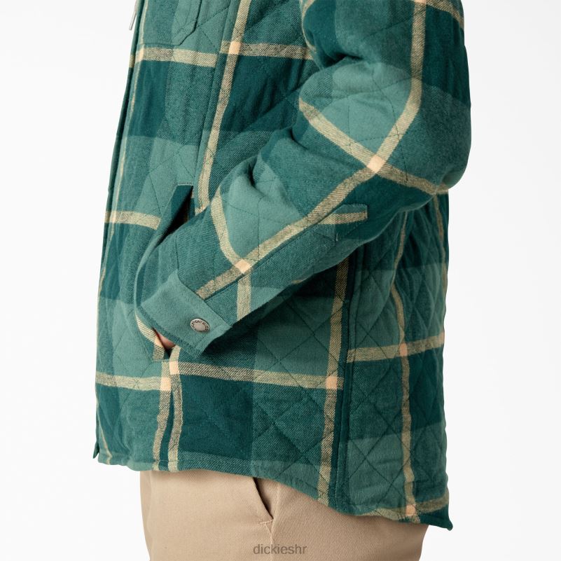 flanelska košulja s kapuljačom žene Dickies patka patka u kampu (a2v) 6BPL62274 odjeća