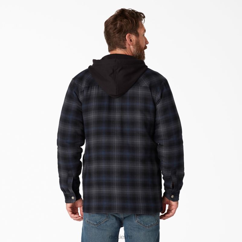 flanelska košulja sa dwr muškarci Dickies crna tinta tamnoplavi ombre karirani (b2p) 6BPL61060 odjeća