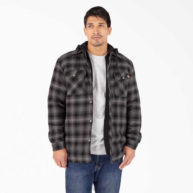 flanelska košulja sa dwr muškarci Dickies crni ombre karirani (ap1) 6BPL61057 odjeća