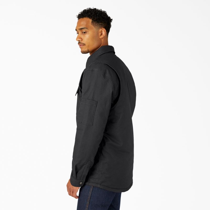 flex duck košulja jakna s dwr muškarci Dickies crna (bk) 6BPL61015 odjeća