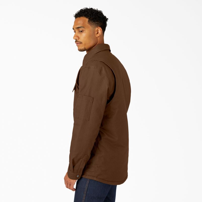 flex duck košulja jakna s dwr muškarci Dickies drvo smeđa (tb) 6BPL61017 odjeća