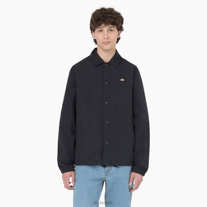 hrastova trenerska jakna muškarci Dickies crna (bkx) 6BPL6989 odjeća