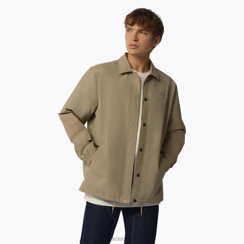 hrastova trenerska jakna muškarci Dickies kaki (kh) 6BPL6990 odjeća