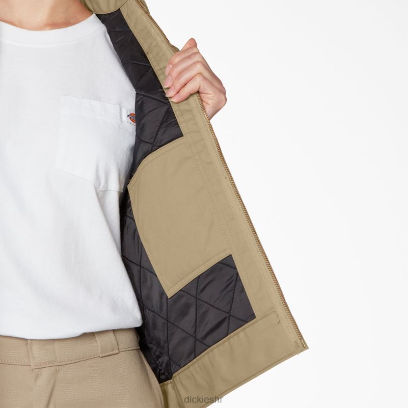 izolirana Eisenhower jakna žene Dickies vojnički kaki (ksh) 6BPL61541 odjeća