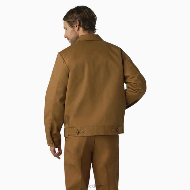 izolirana Eisenhower jakna muškarci Dickies smeđa patka (wsd) 6BPL6971 odjeća