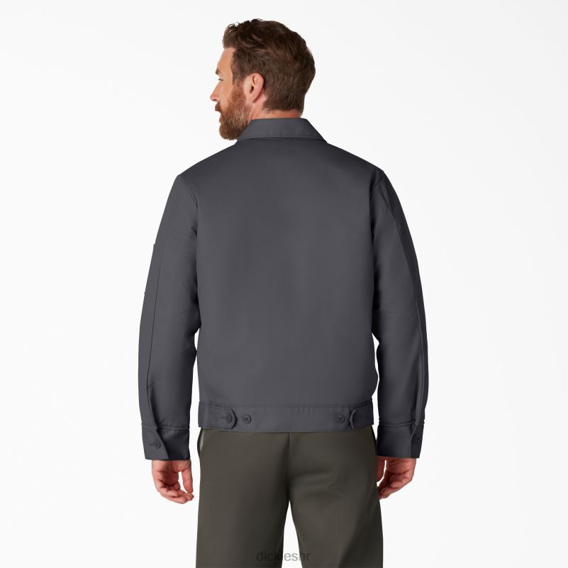 izolirana Eisenhower jakna muškarci Dickies ugljen siva (ch) 6BPL6964 odjeća
