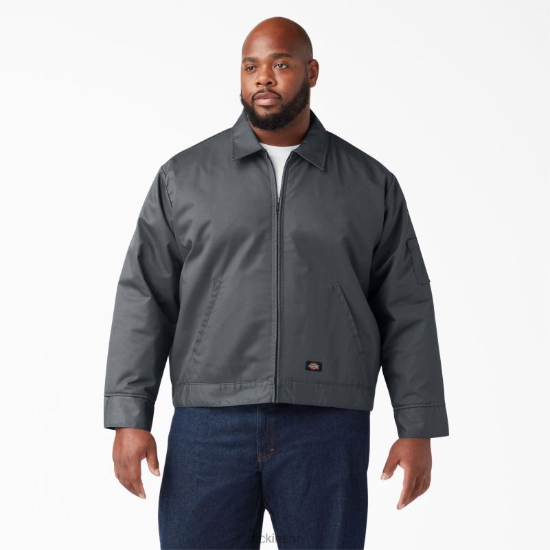 izolirana Eisenhower jakna muškarci Dickies ugljen siva (ch) 6BPL6964 odjeća