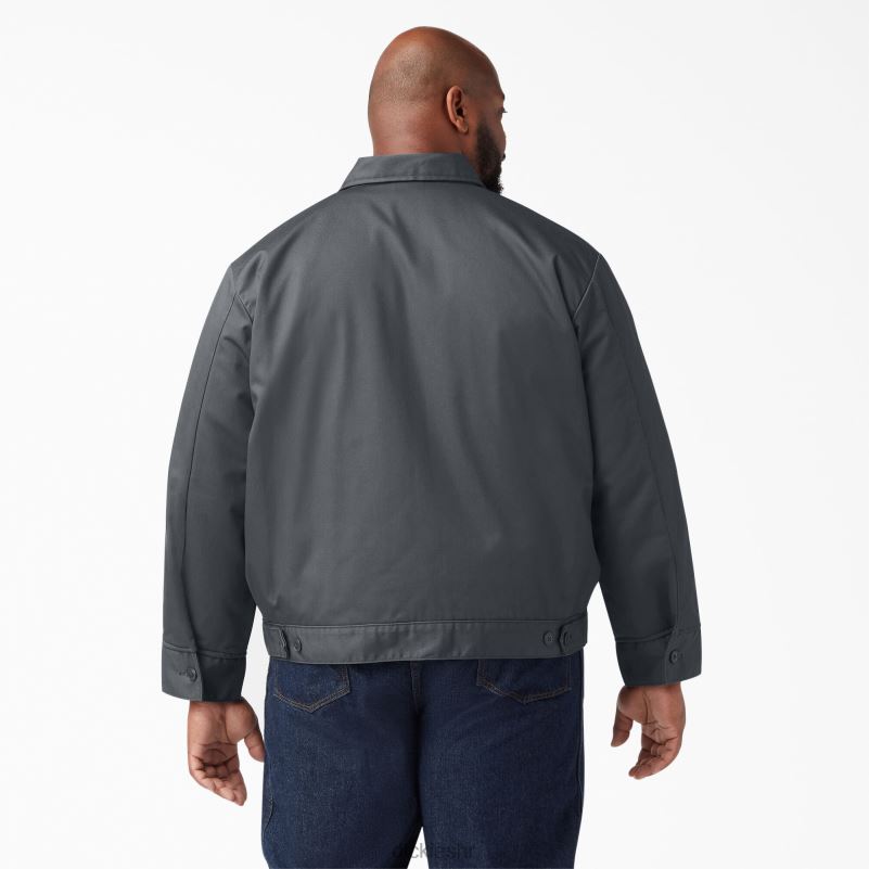 izolirana Eisenhower jakna muškarci Dickies ugljen siva (ch) 6BPL6964 odjeća