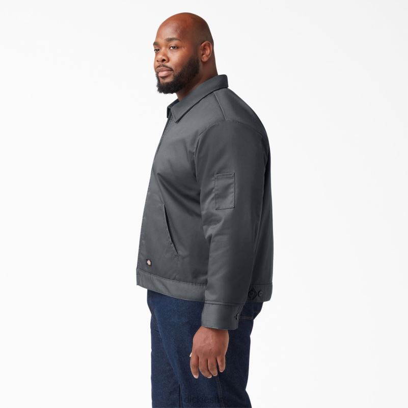 izolirana Eisenhower jakna muškarci Dickies ugljen siva (ch) 6BPL6964 odjeća
