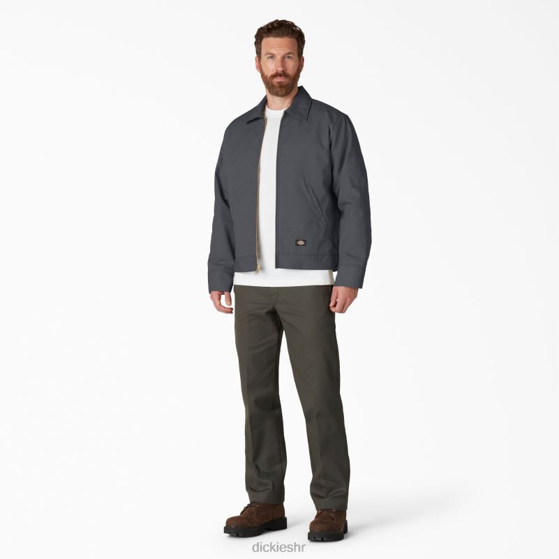 izolirana Eisenhower jakna muškarci Dickies ugljen siva (ch) 6BPL6964 odjeća