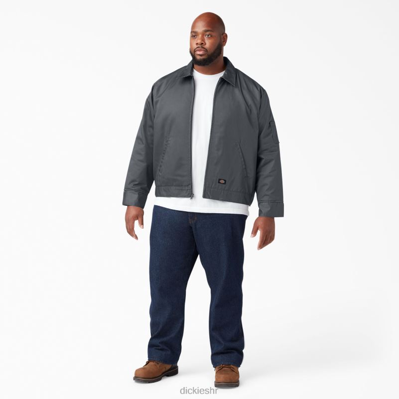 izolirana Eisenhower jakna muškarci Dickies ugljen siva (ch) 6BPL6964 odjeća