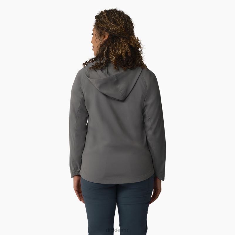 izvedba jakna s kapuljačom žene Dickies grafitno siva (ga) 6BPL62380 odjeća