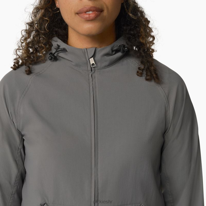 izvedba jakna s kapuljačom žene Dickies grafitno siva (ga) 6BPL62380 odjeća