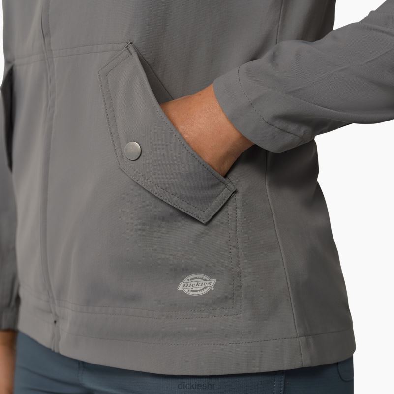 izvedba jakna s kapuljačom žene Dickies grafitno siva (ga) 6BPL62380 odjeća