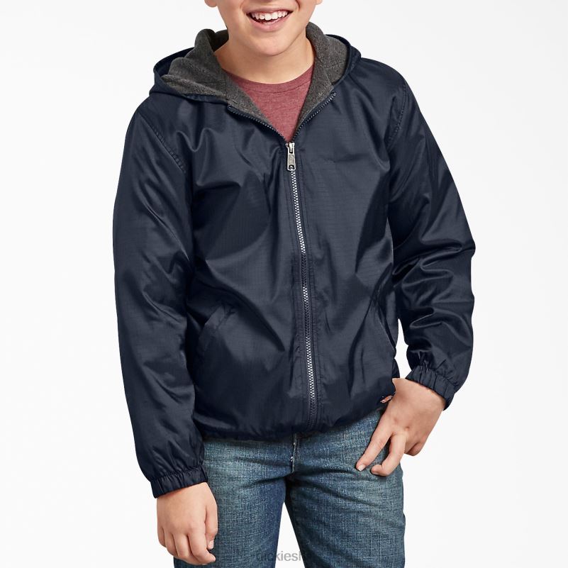 jakna podstavljena od flisa djeca Dickies tamnoplava (dn) 6BPL62695 odjeća