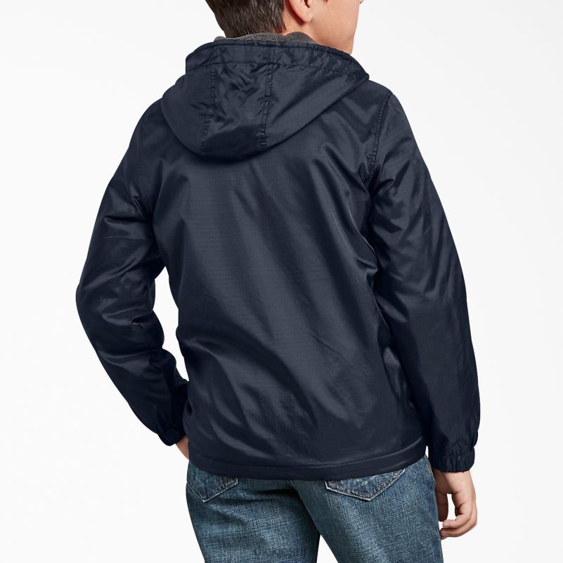 jakna podstavljena od flisa djeca Dickies tamnoplava (dn) 6BPL62695 odjeća