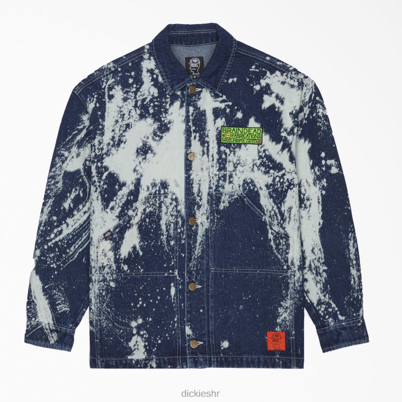 mozak mrtav izbijeljeni traper jakna muškarci Dickies izbijeljena indigo plava (bnb) 6BPL61158 odjeća