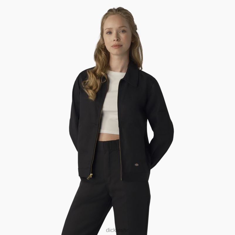 nepodstavljena eisenhower jakna žene Dickies crna (bsk) 6BPL61519 odjeća