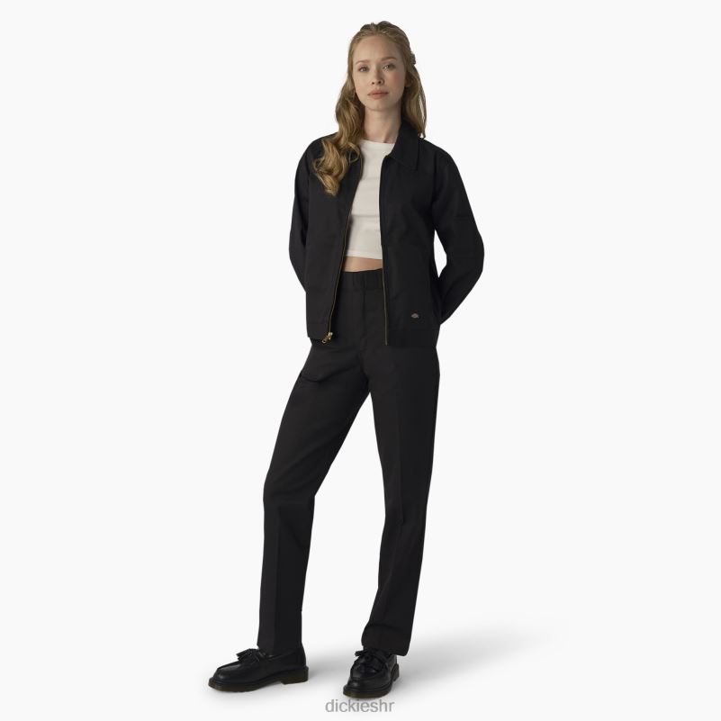 nepodstavljena eisenhower jakna žene Dickies crna (bsk) 6BPL61519 odjeća