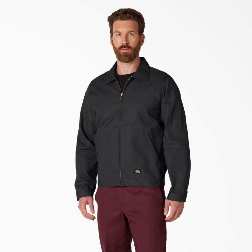 nepodstavljena eisenhower jakna muškarci Dickies crna (bk) 6BPL6958 odjeća