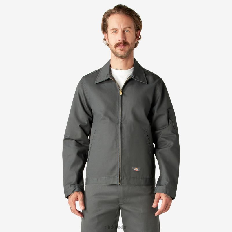 nepodstavljena eisenhower jakna muškarci Dickies ugljen siva (ch) 6BPL6959 odjeća