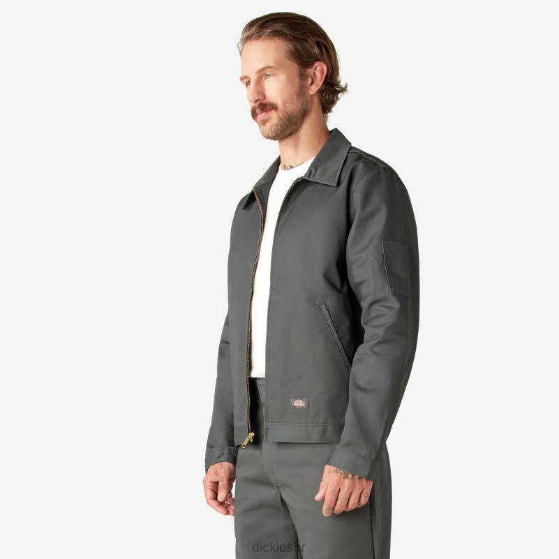 nepodstavljena eisenhower jakna muškarci Dickies ugljen siva (ch) 6BPL6959 odjeća