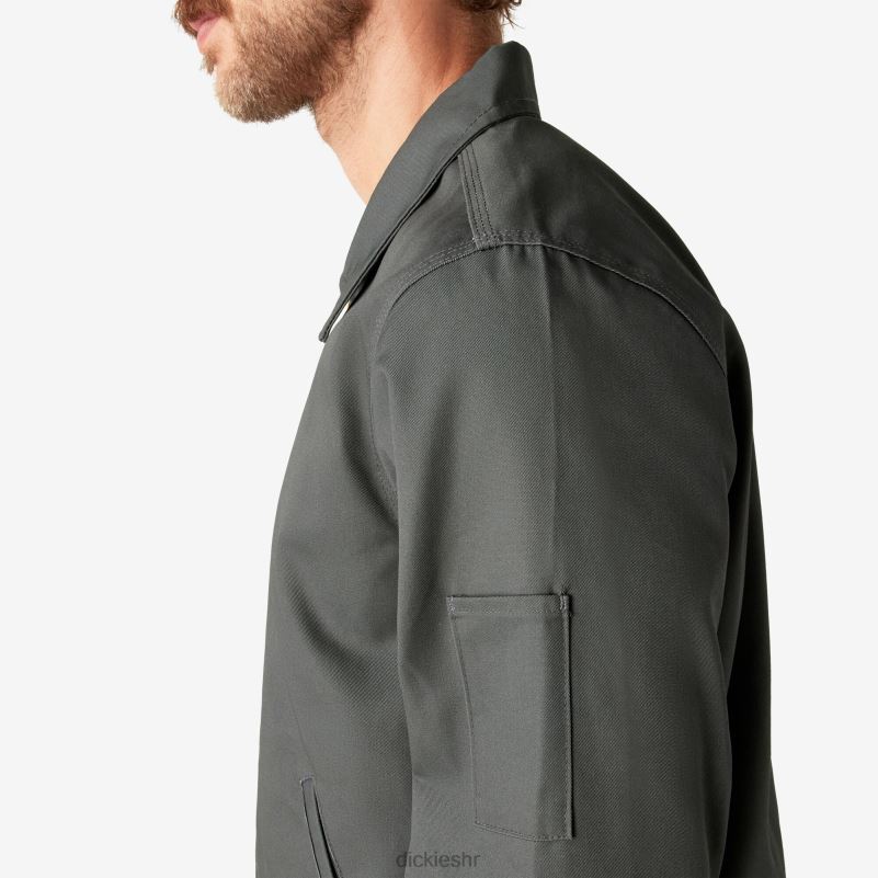 nepodstavljena eisenhower jakna muškarci Dickies ugljen siva (ch) 6BPL6959 odjeća